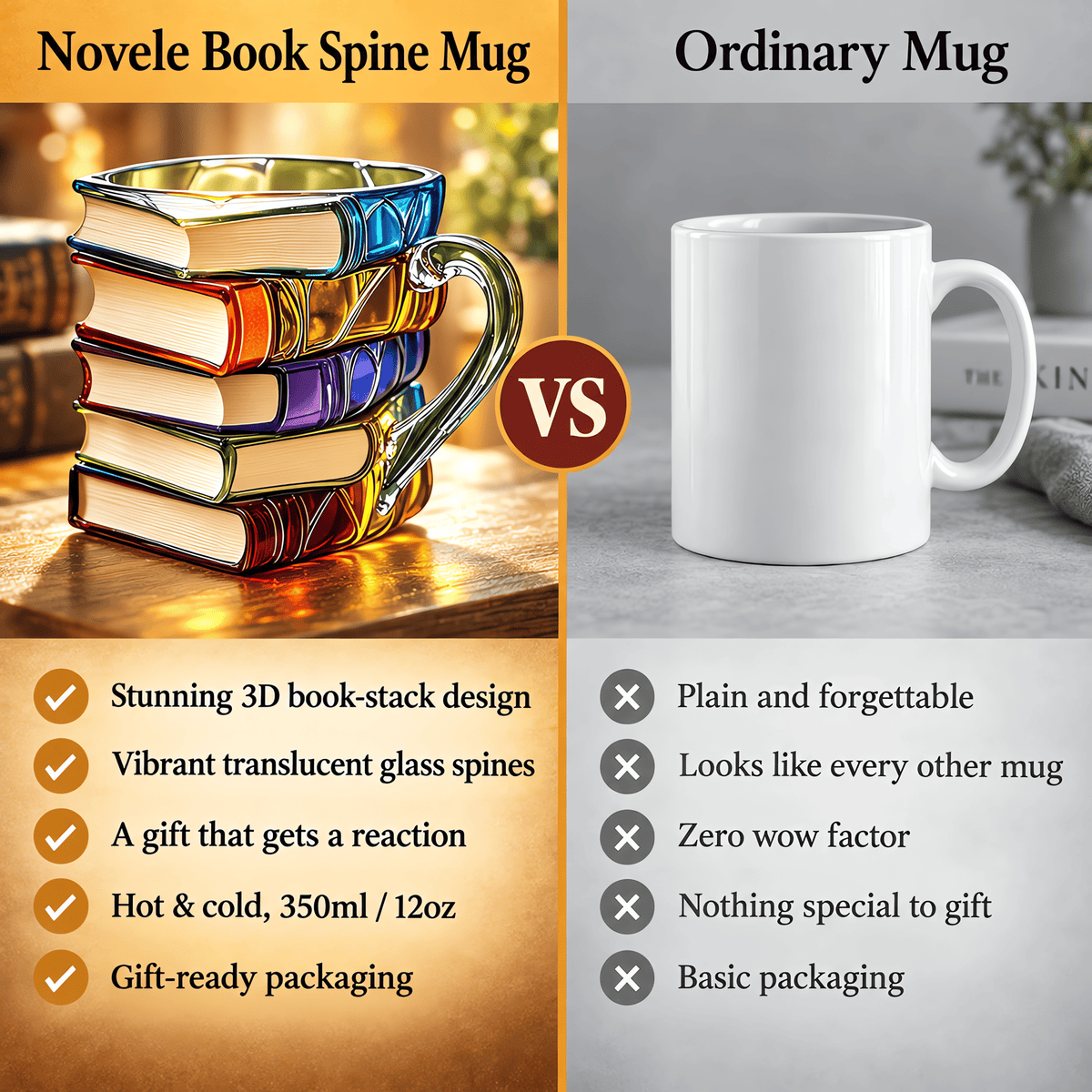 There's a mug. And there's a Novele.